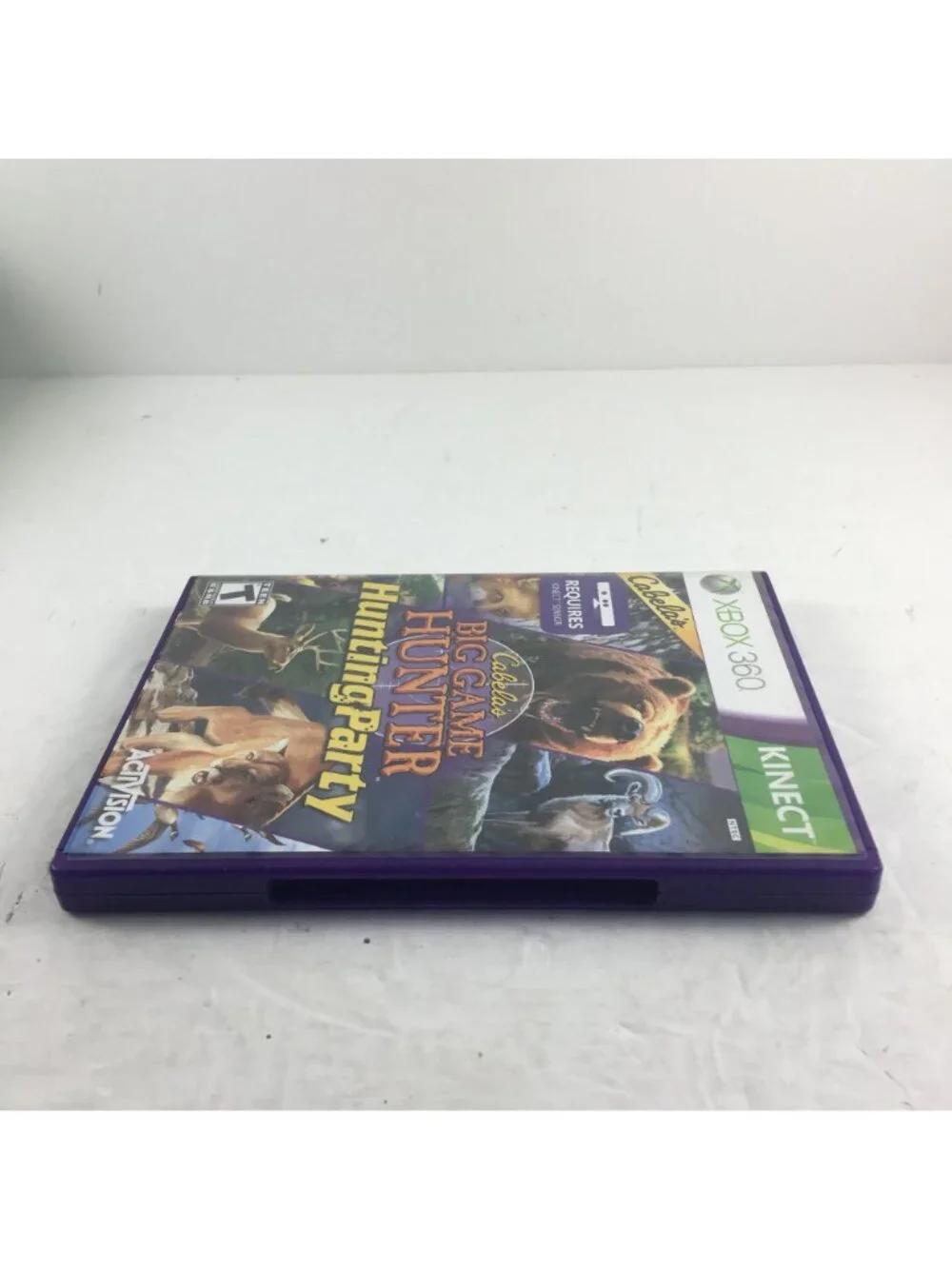 MICROSOFT XBOX 360 KINECT CABELA'S BIG GAME HUNTER HUNTING PARTY MANUAL INCLUDED
